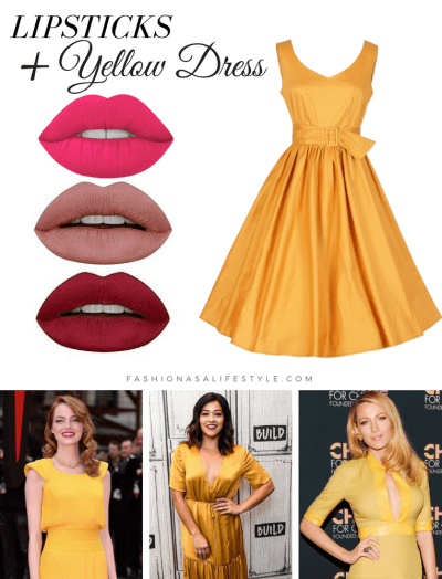 which lipstick suits on orange dress